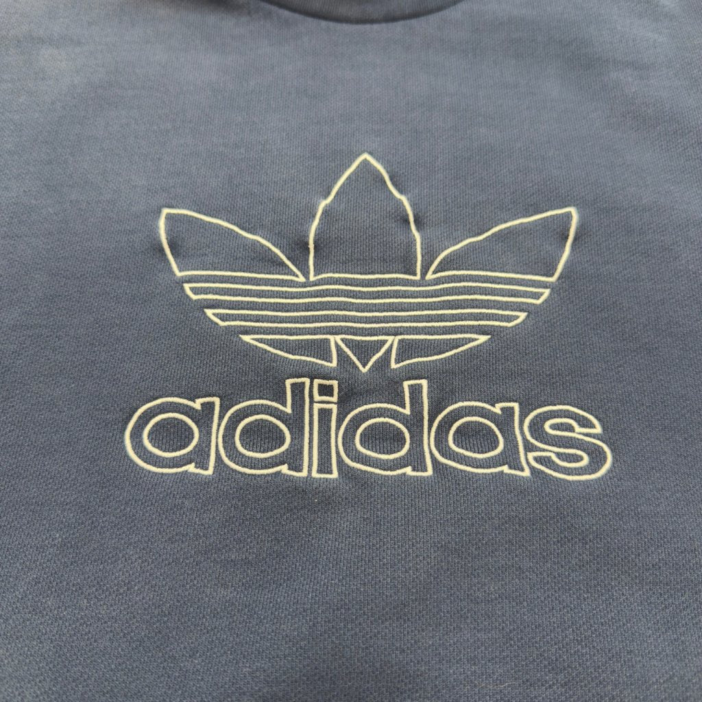 Adidas Embroidered Logo Crewneck, M - Banana Stand