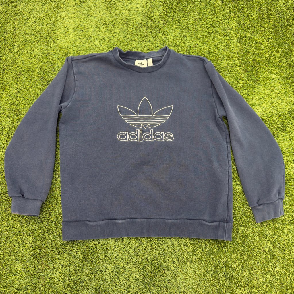 Adidas Embroidered Logo Crewneck, M - Banana Stand