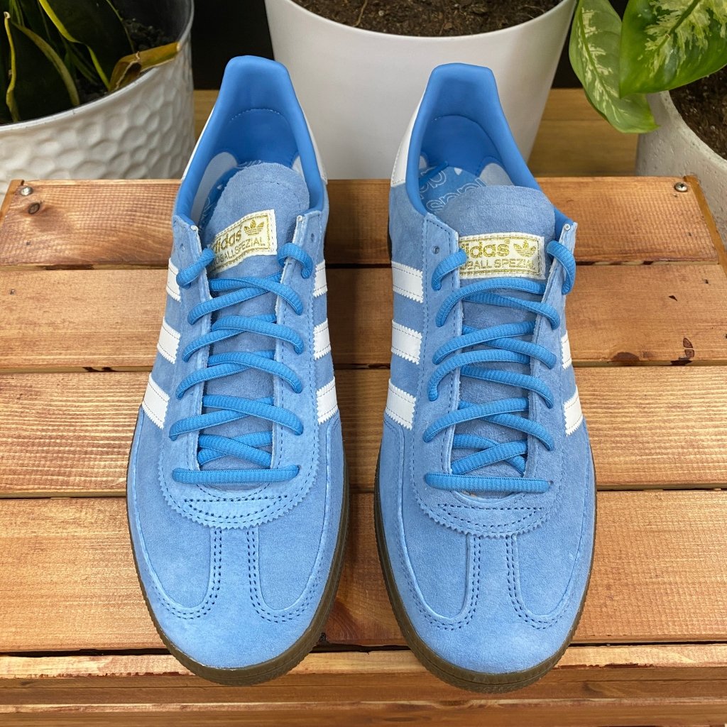 Adidas Handball Spezial Light Blue Mens 10 W11.5 Banana Stand