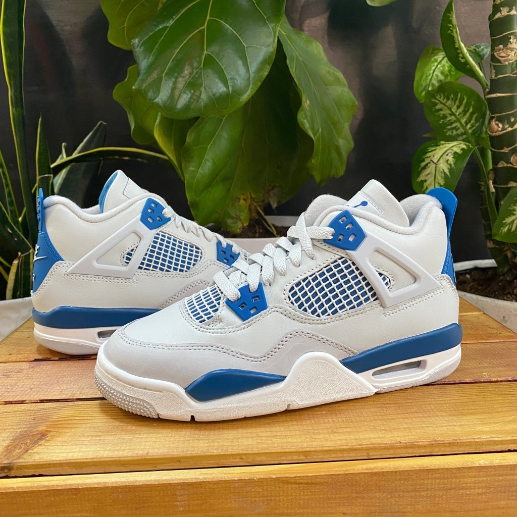 Air Jordan 4 Retro Military Blue 2024, Mens 5, W6.5 - Banana Stand