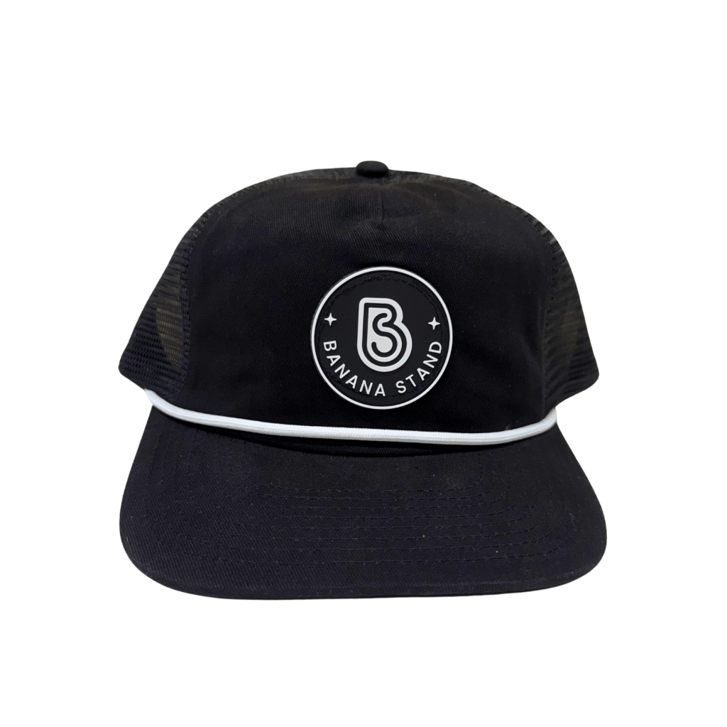 Banana Stand Black Trucker Hat - Banana Stand