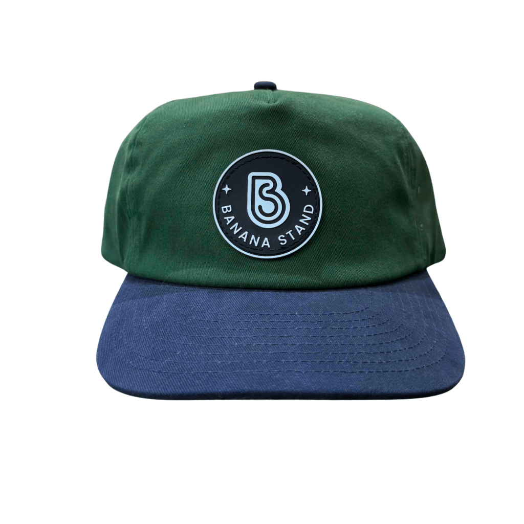 Banana Stand Green/Navy Snapback Hat - Banana Stand