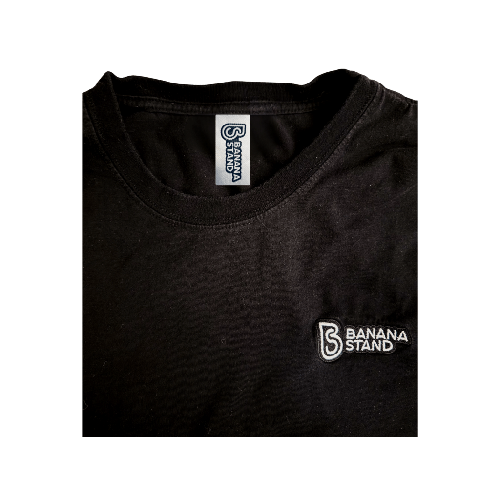 Banana Stand Heavy Weight Embroidered T-shirt - Banana Stand
