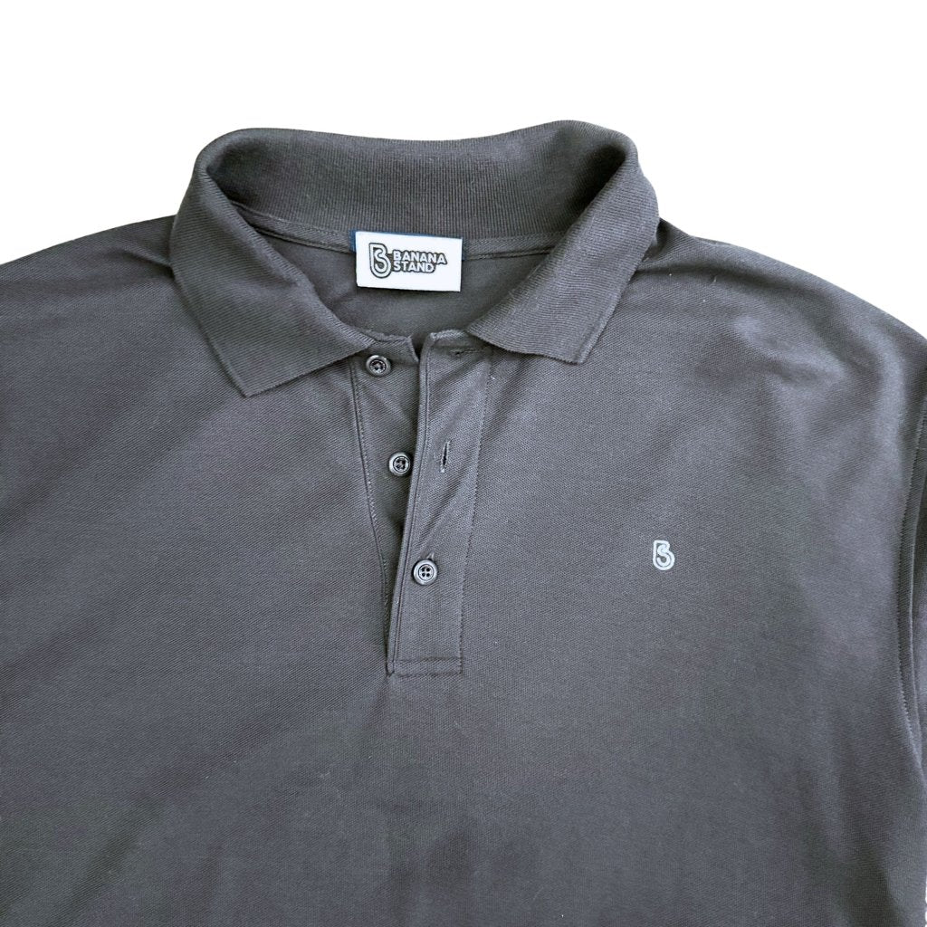 Banana Stand Polo Shirt, Gray - Banana Stand
