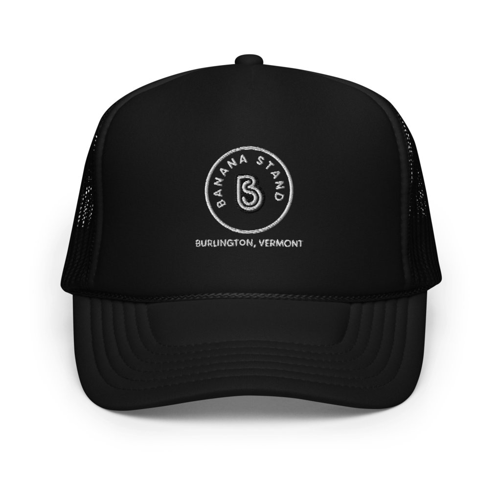 Burlington Vermont Trucker Hat - Banana Stand