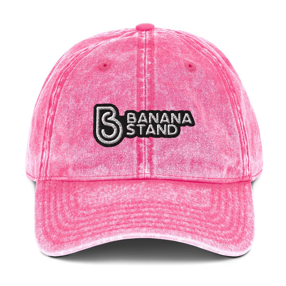 Denim Dad Hat, Pink - Banana Stand
