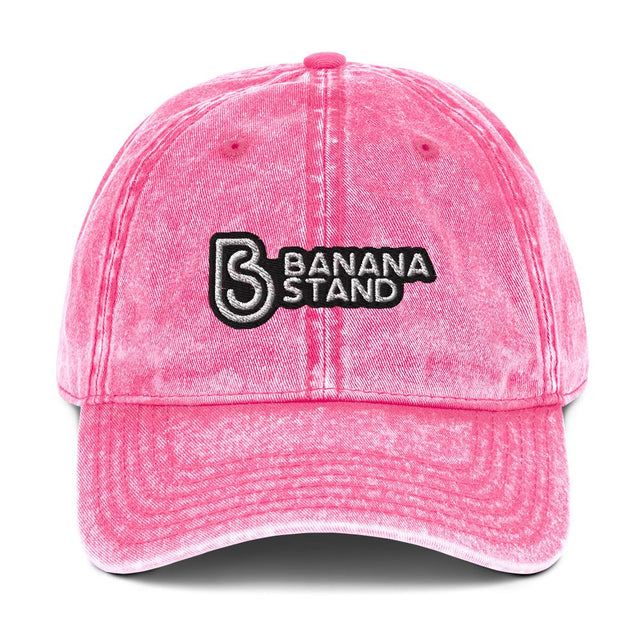 Denim Dad Hat, Pink - Banana Stand