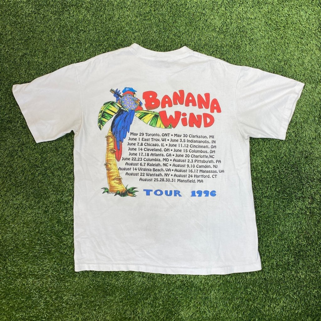 Jimmy Buffet Banana Wind 1996 Tour Shirt, L - Banana Stand