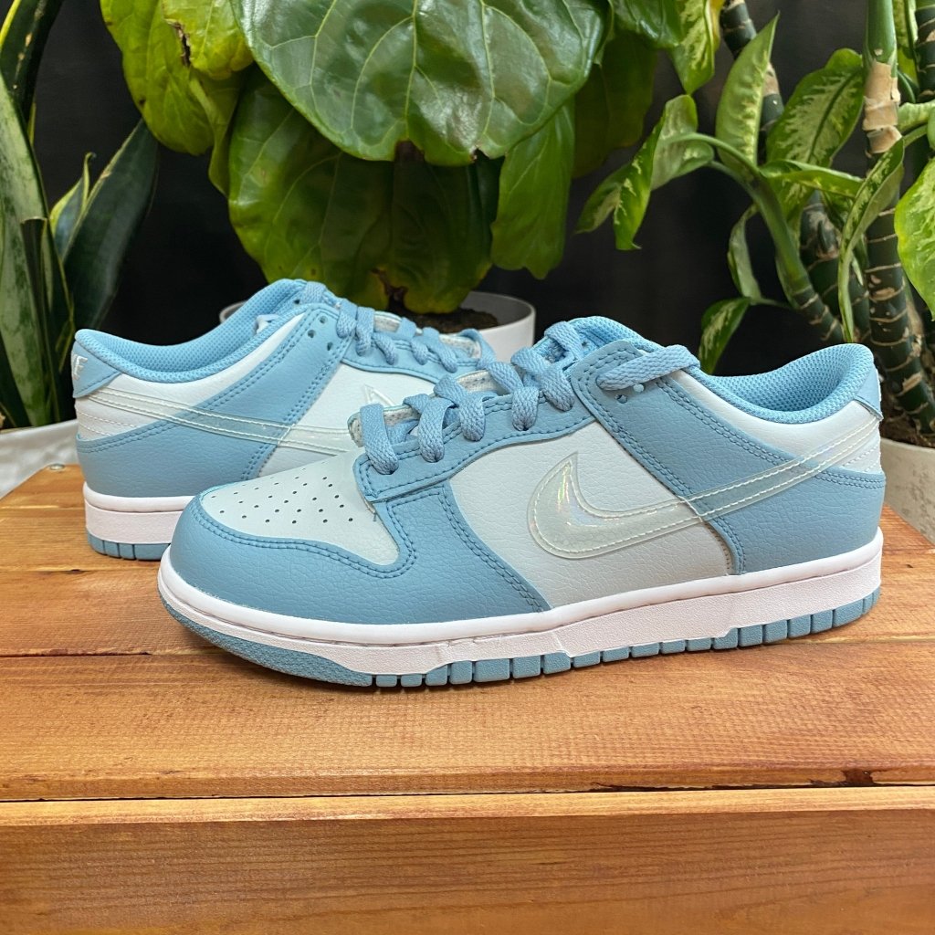 Nike Dunk Low Clear Blue Swoosh, Mens 6.5, W8 - Banana Stand