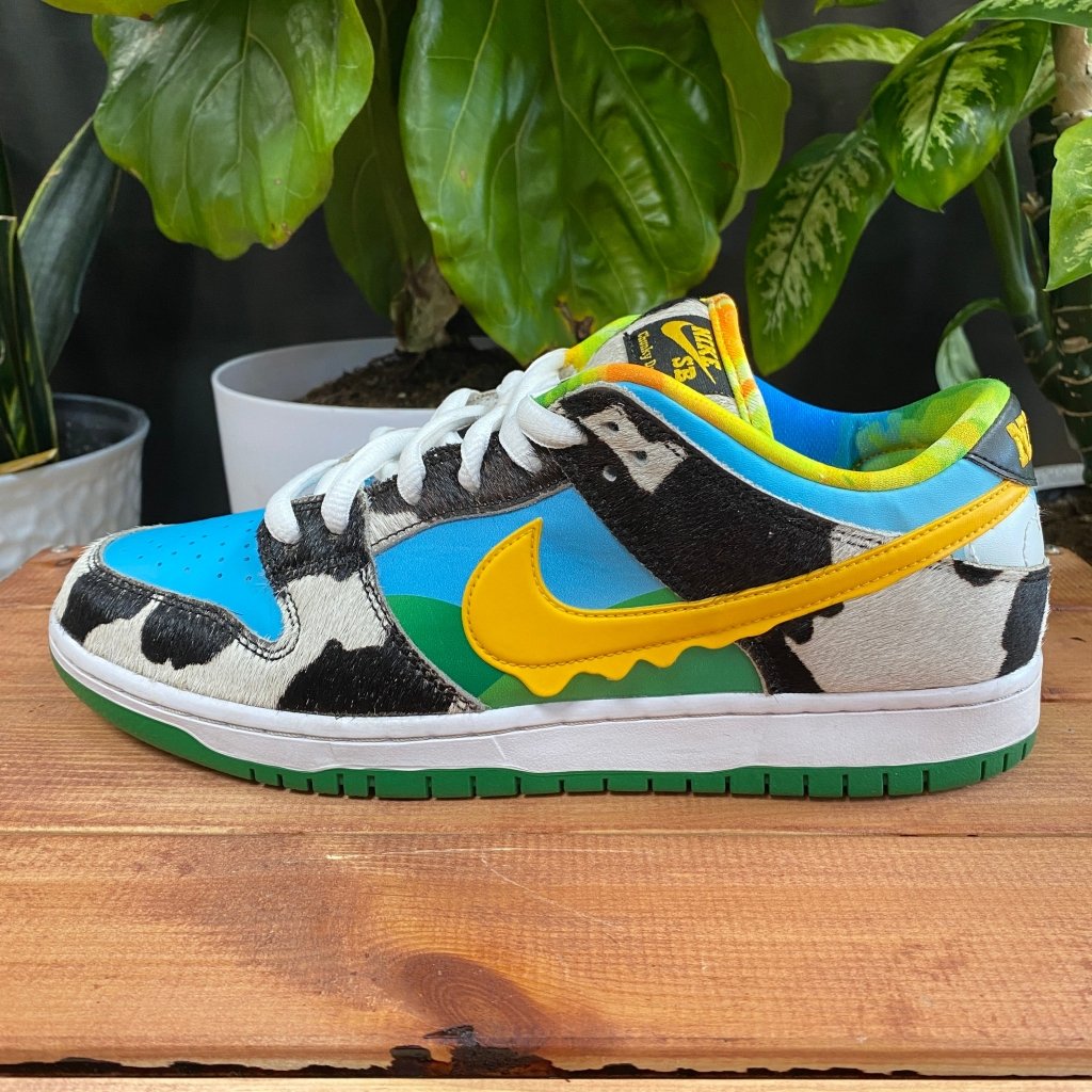 Nike Dunk Low SB x Ben & Jerry's Chunky Dunky, Size 9.5 - Banana Stand