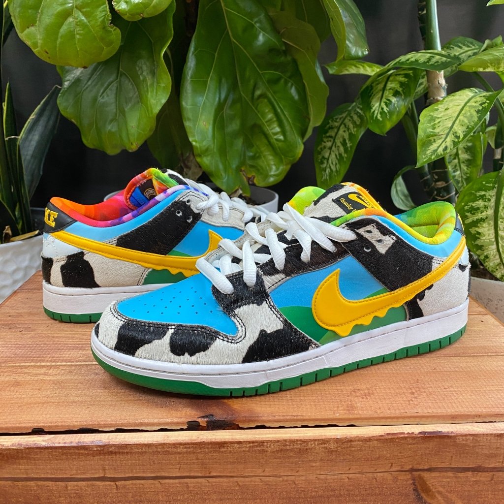 Nike Dunk Low SB x Ben & Jerry's Chunky Dunky, Size 9.5 - Banana Stand