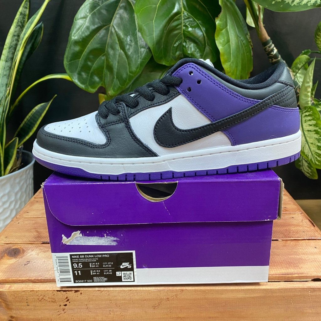 Nike SB Dunk Low Court Purple, Mens 9.5, W11 - Banana Stand