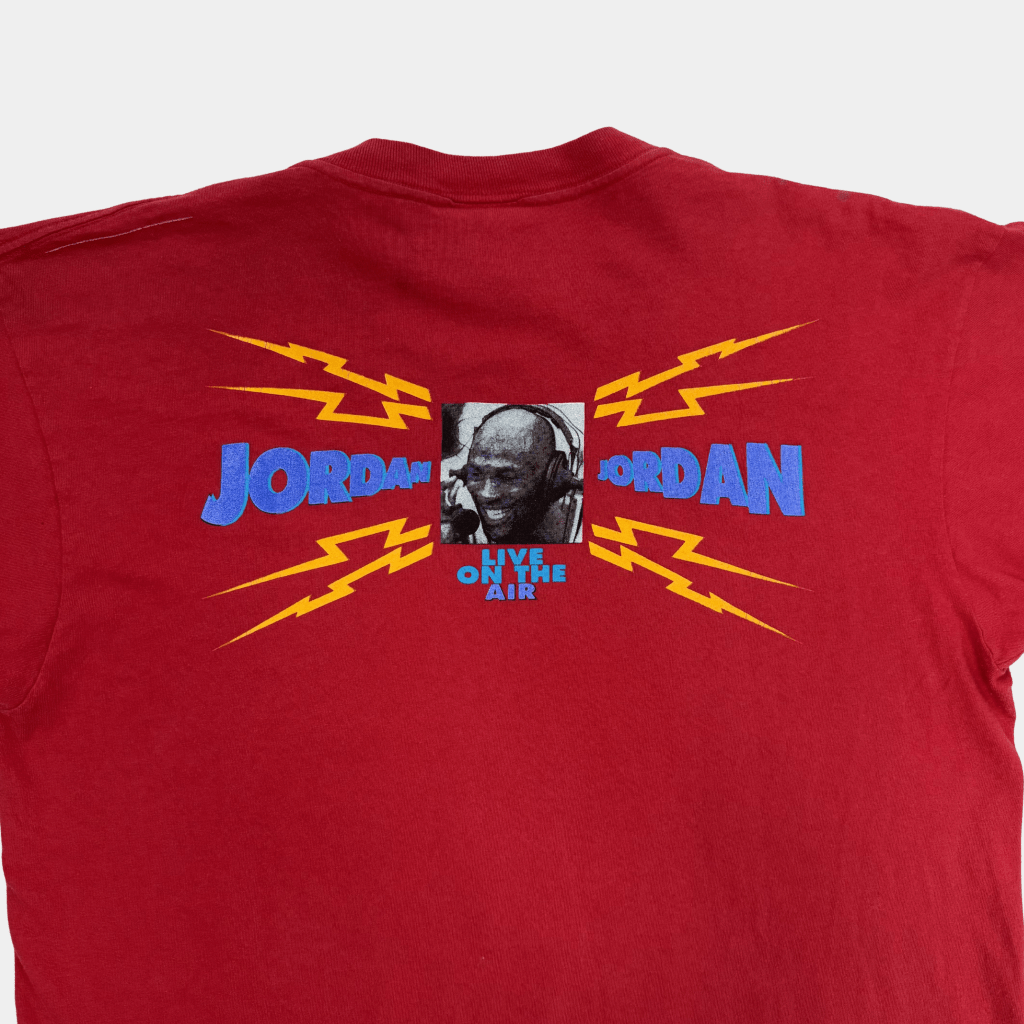 Nike Vintage Air Jordan Red Jamming Frequency Shirt, XL - Banana Stand