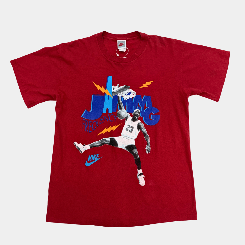 Nike Vintage Air Jordan Red Jamming Frequency Shirt, XL - Banana Stand