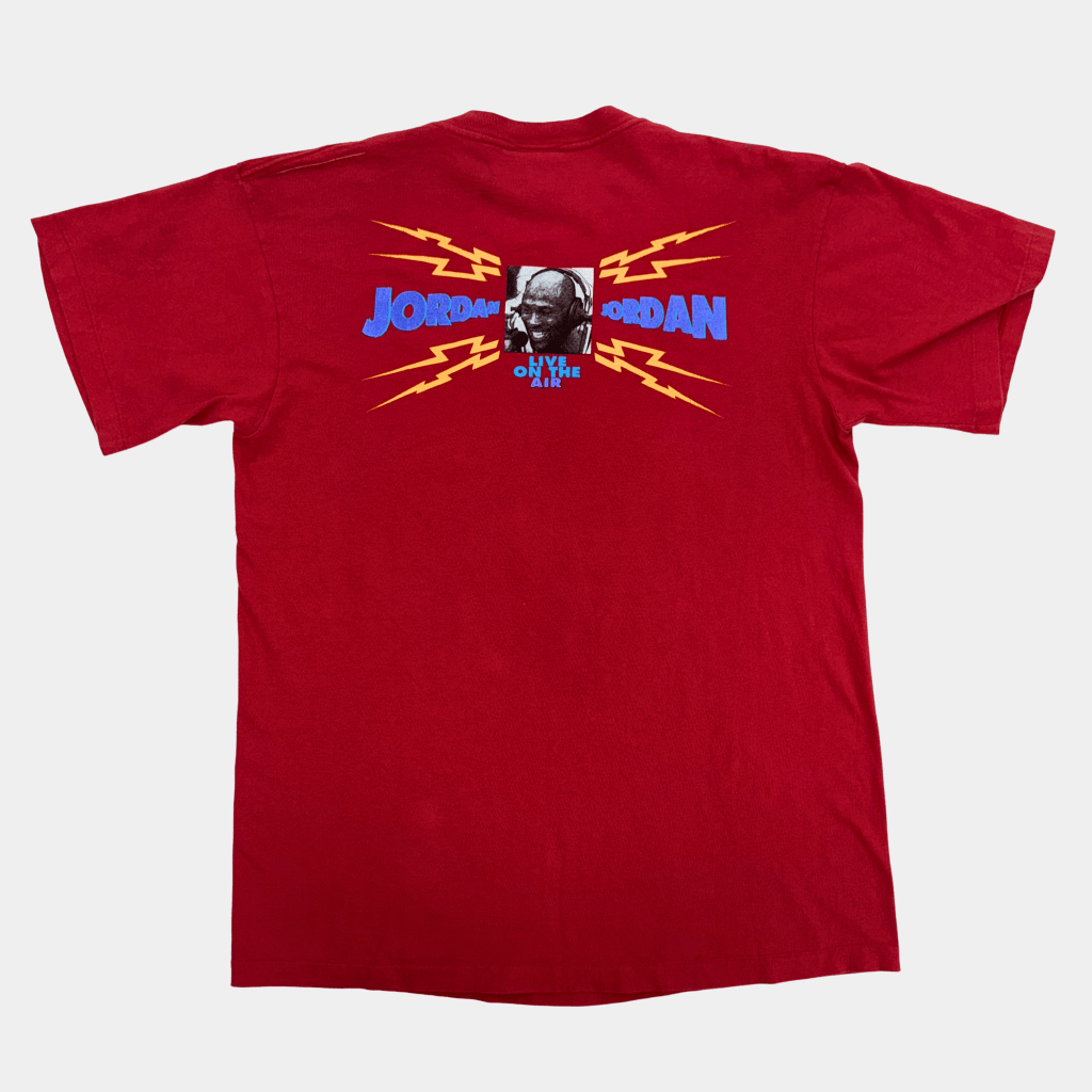 Nike Vintage Air Jordan Red Jamming Frequency Shirt, XL - Banana Stand