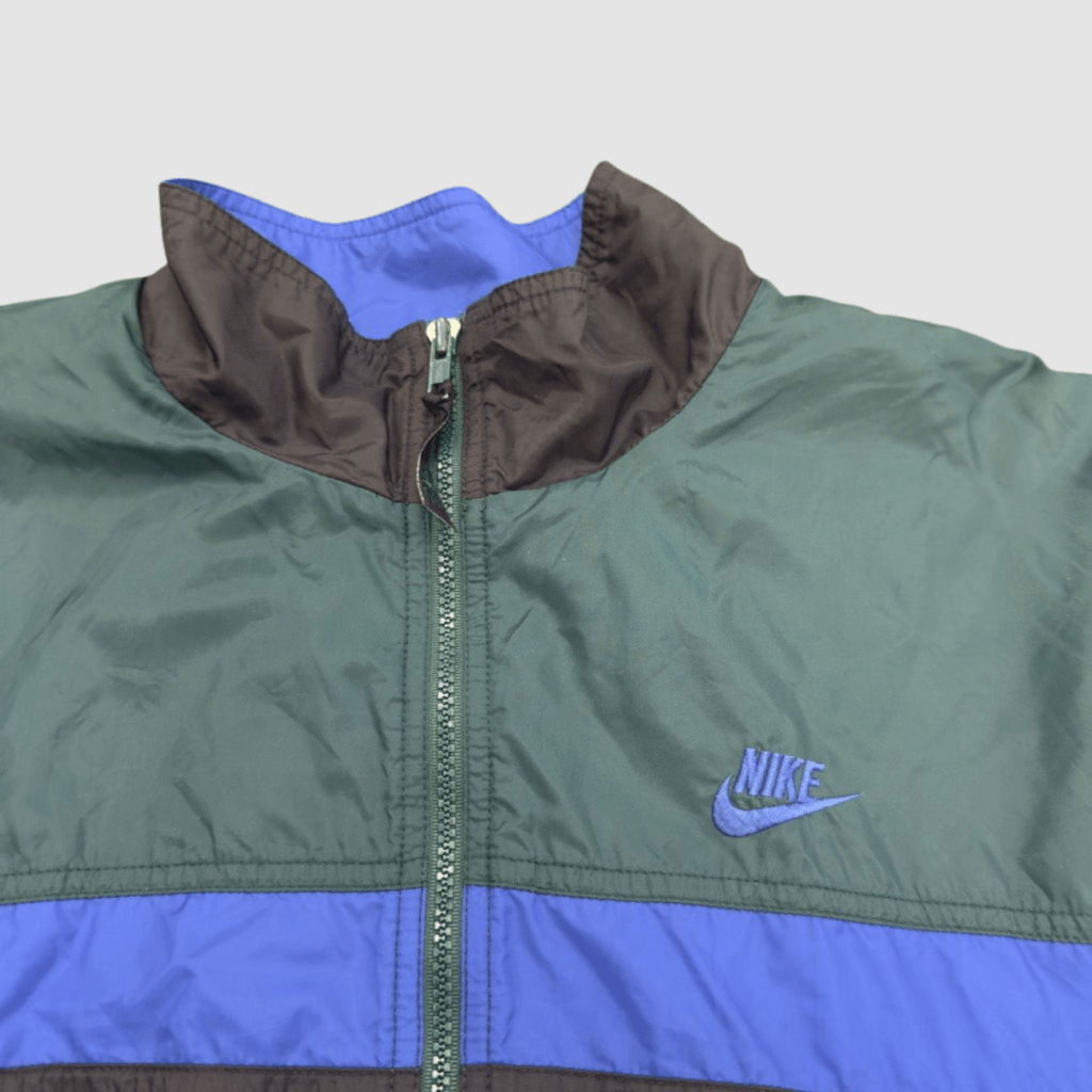 Nike Vintage Green, Black, Blue Windbreaker, XL - Banana Stand