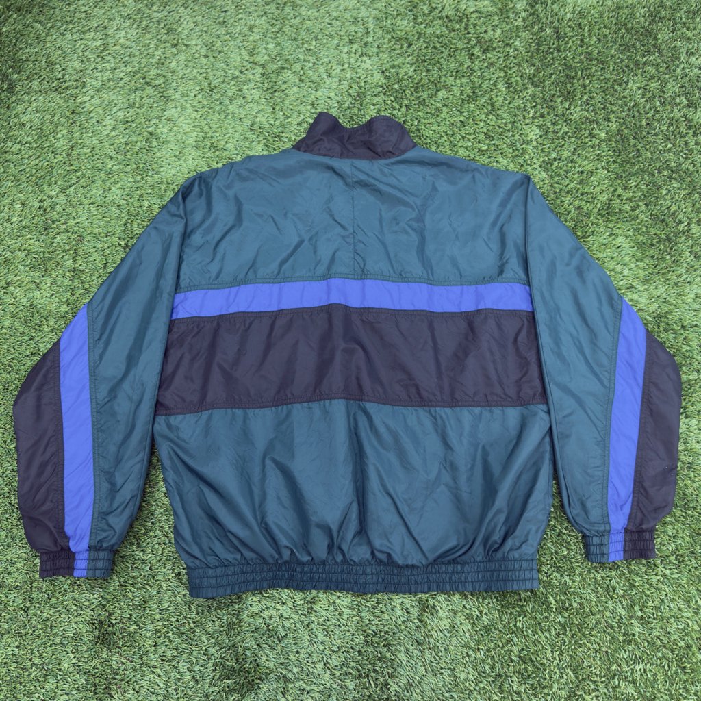 Nike Vintage Green, Black, Blue Windbreaker, XL - Banana Stand