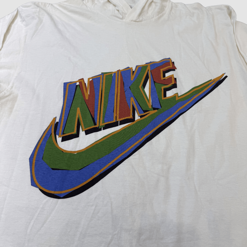 Nike Vintage 'Just Do It' White Sweatshirt, XL - Banana Stand