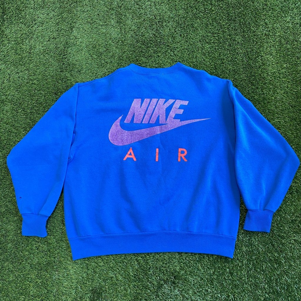 Nike Vintage 'Nike Air' Double Sided Graphic Crewneck, L - Banana Stand