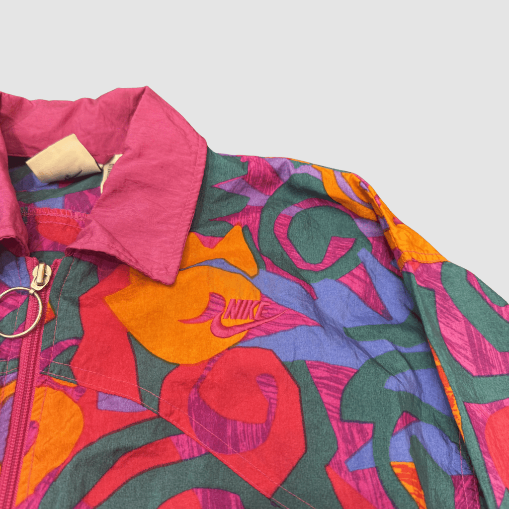 Nike Vintage Nike Elite Floral Windbreaker, L - Banana Stand