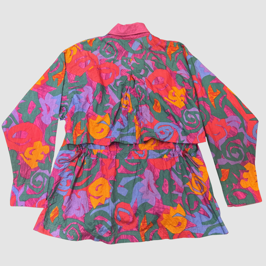 Nike Vintage Nike Elite Floral Windbreaker, L - Banana Stand