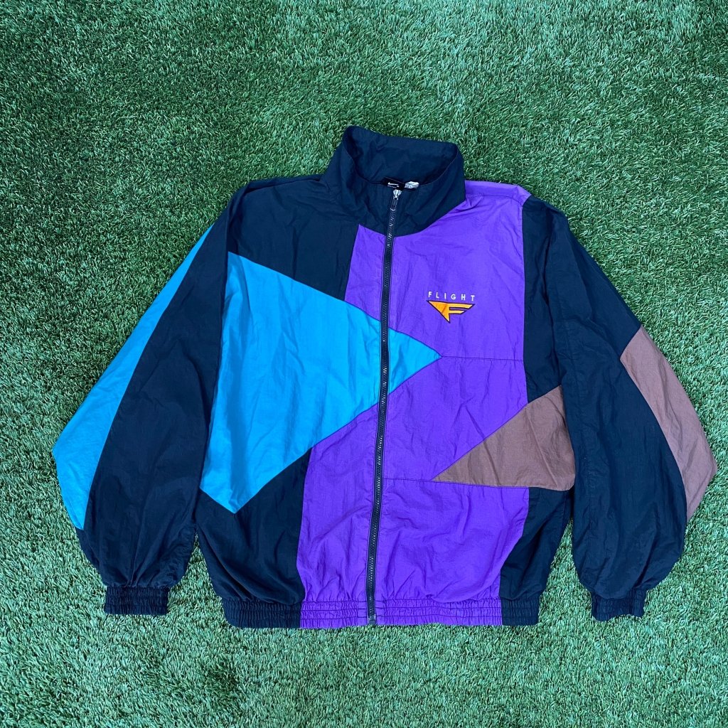 Nike Vintage 'Nike Flight' Windbreaker, L - Banana Stand