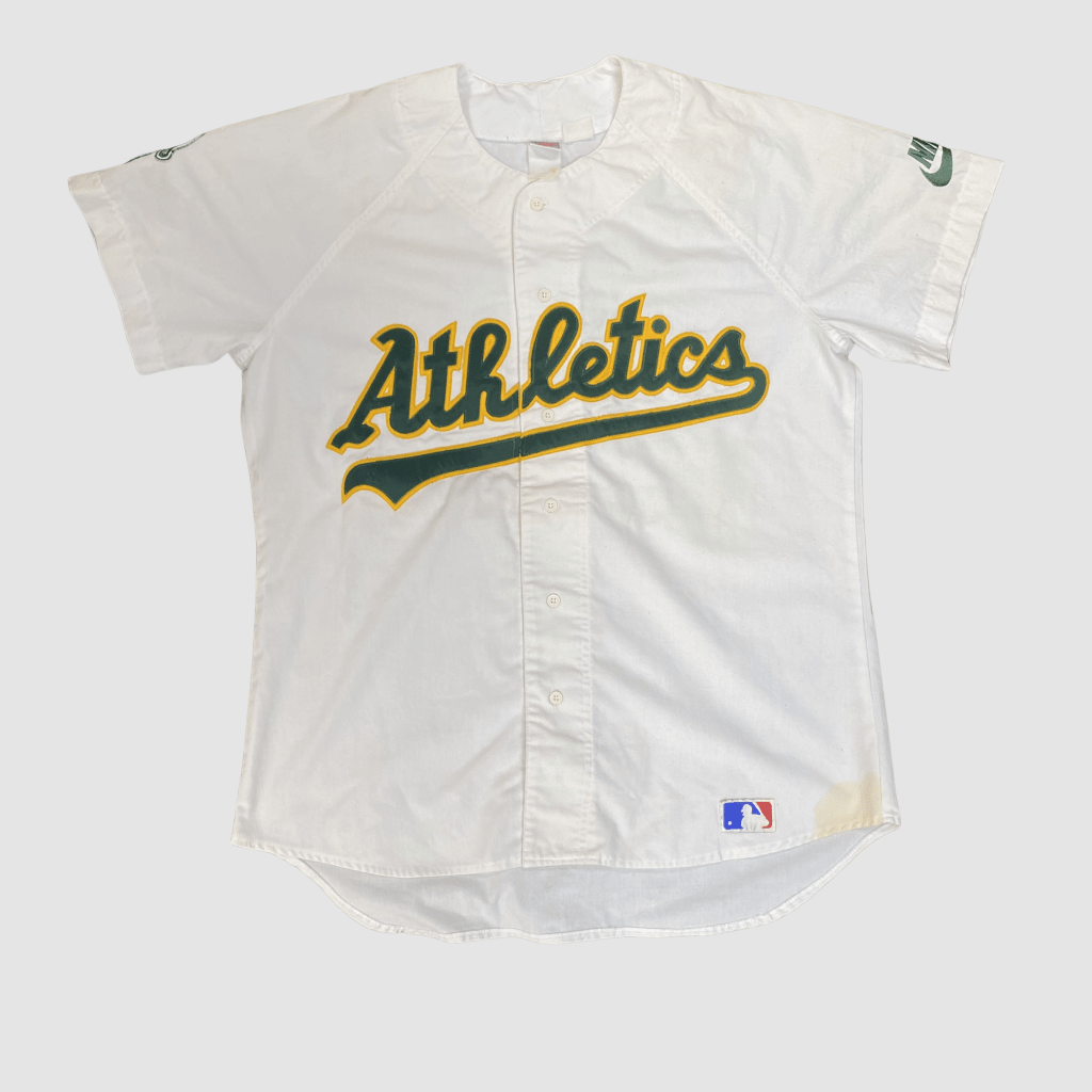 Nike Vintage Oakland A's 90's Baseball Jersey, Size XL - Banana Stand