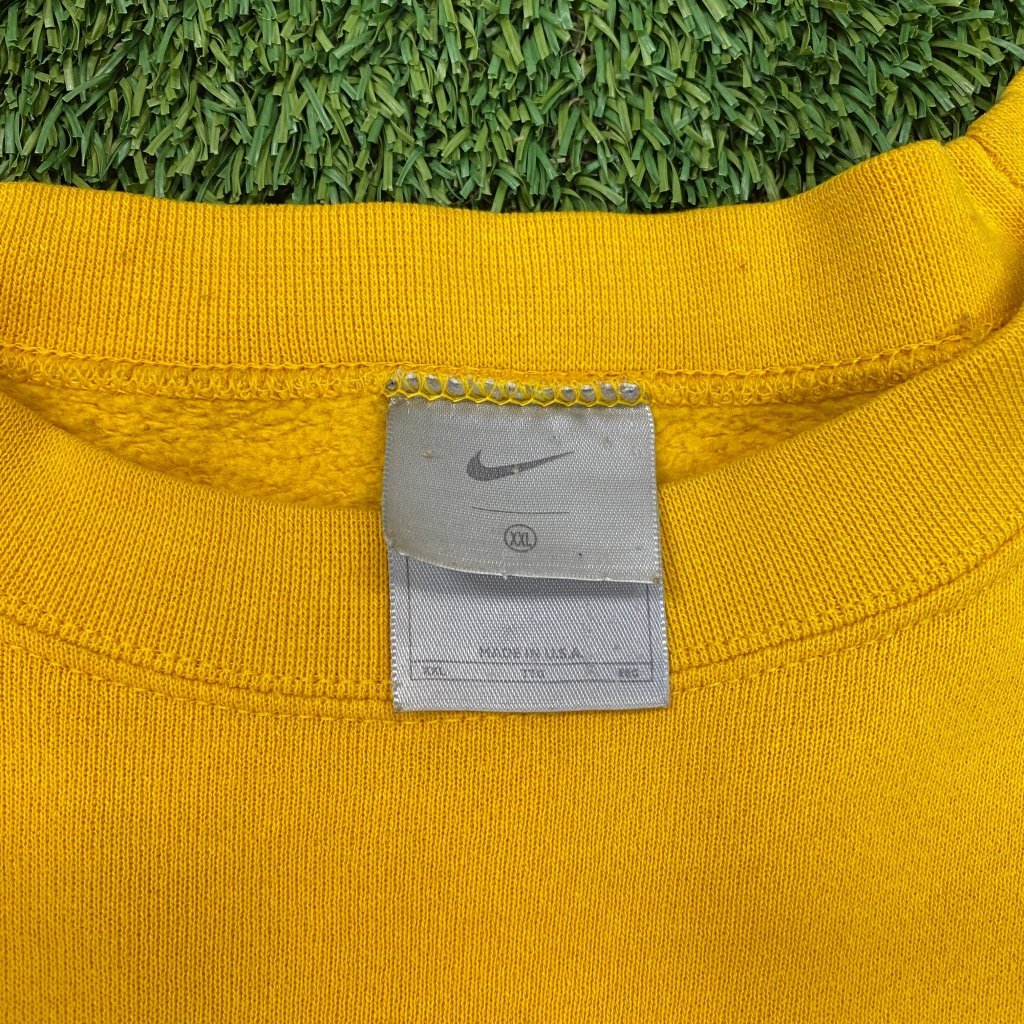 Nike Vintage Yellow Crewneck, XXL - Banana Stand