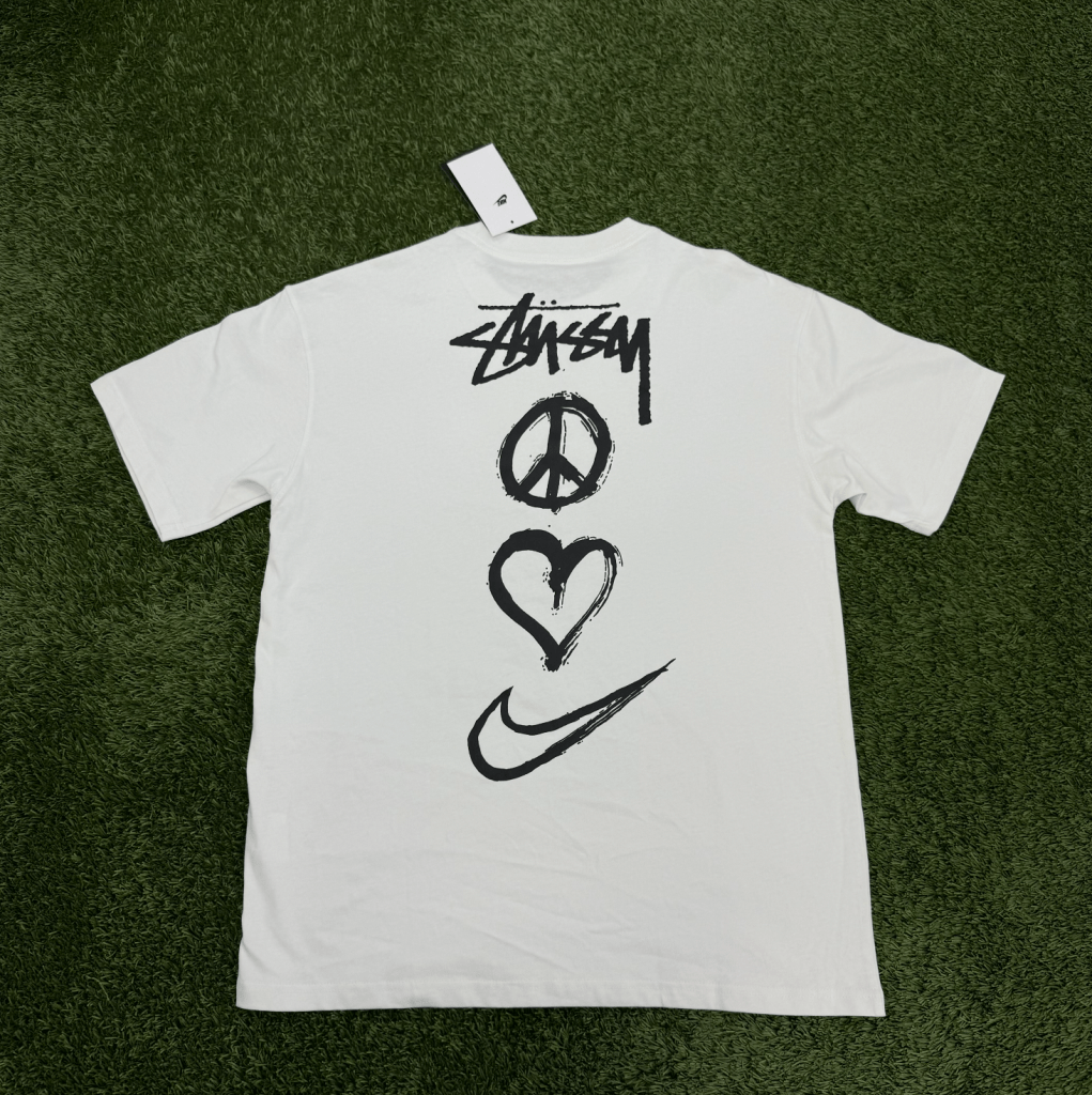 Nike x Stussy 'Peace, love Nike' Short Sleeve, M - Banana Stand