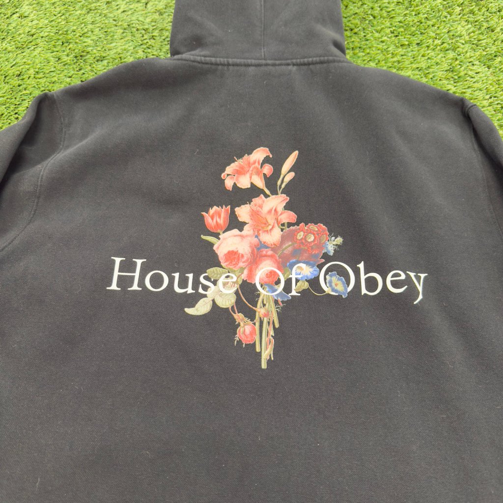 Obey 'House of Obey' Black Sweatshirt, M - Banana Stand