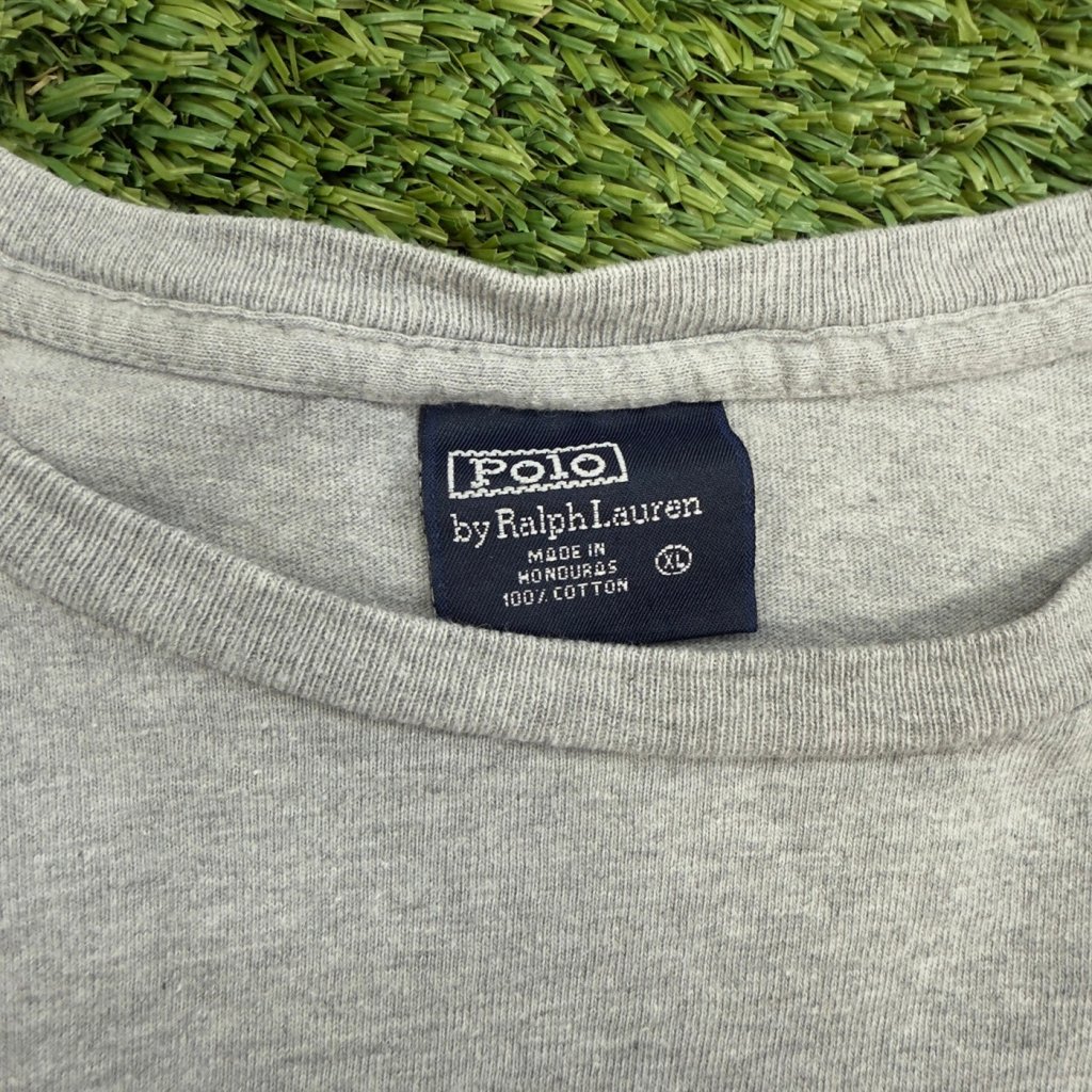 Polo Bear By Ralph Lauren Hockey Gray Long Sleeve, XL - Banana Stand