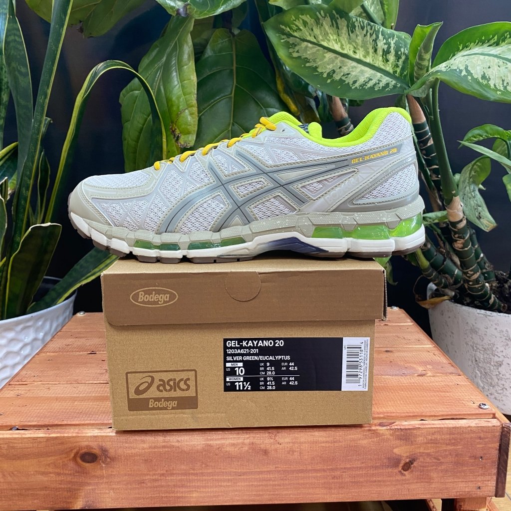 The Bodega x ASICS Gel Kayano 20 'Small Wins Add Up', Mens 10, W11.5 - Banana Stand