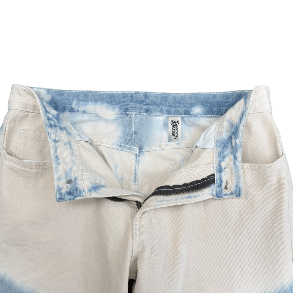 Tie Dye Straight Leg Jeans - Banana Stand