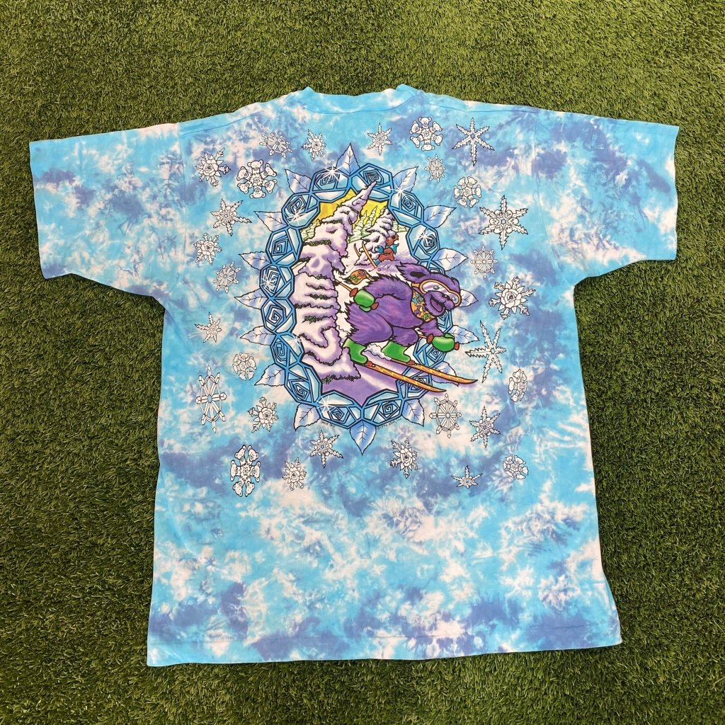 Vintage 1994 Grateful Dead Snowboarding Dancing Bears Shirt, XL - Banana Stand