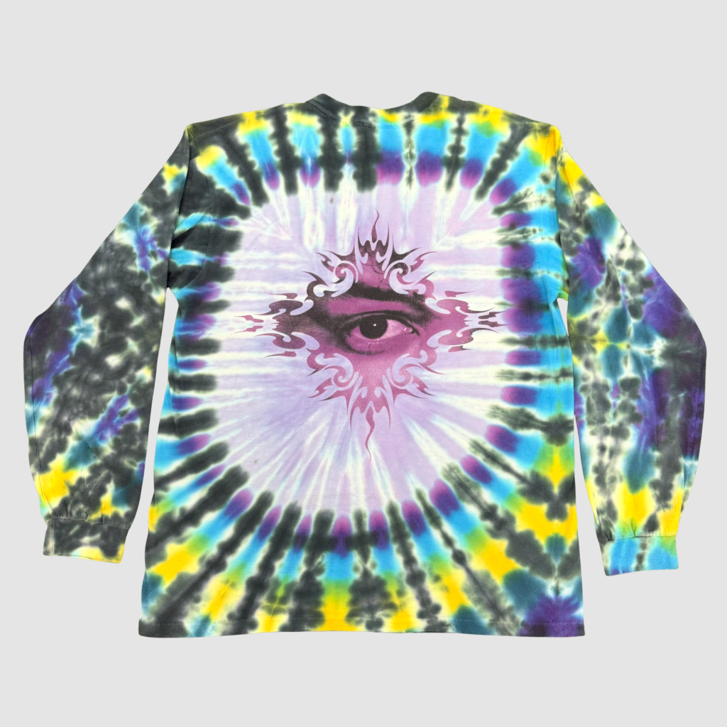 Vintage 1997 Jimi Hendrix Tie Dye Long Sleeve, Double Sided, XL - Banana Stand