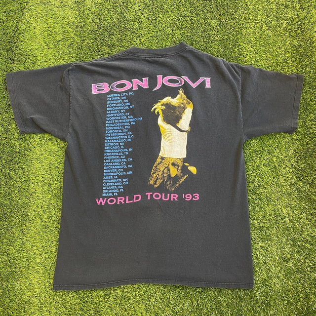 Vintage Bon Jovi Keep The Faith 1993 Tour Shirt - Banana Stand