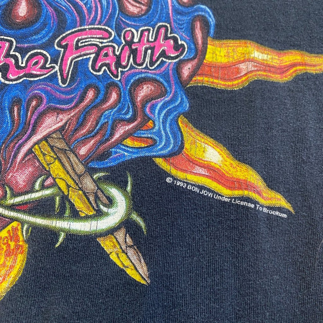 Vintage Bon Jovi Keep The Faith 1993 Tour Shirt - Banana Stand