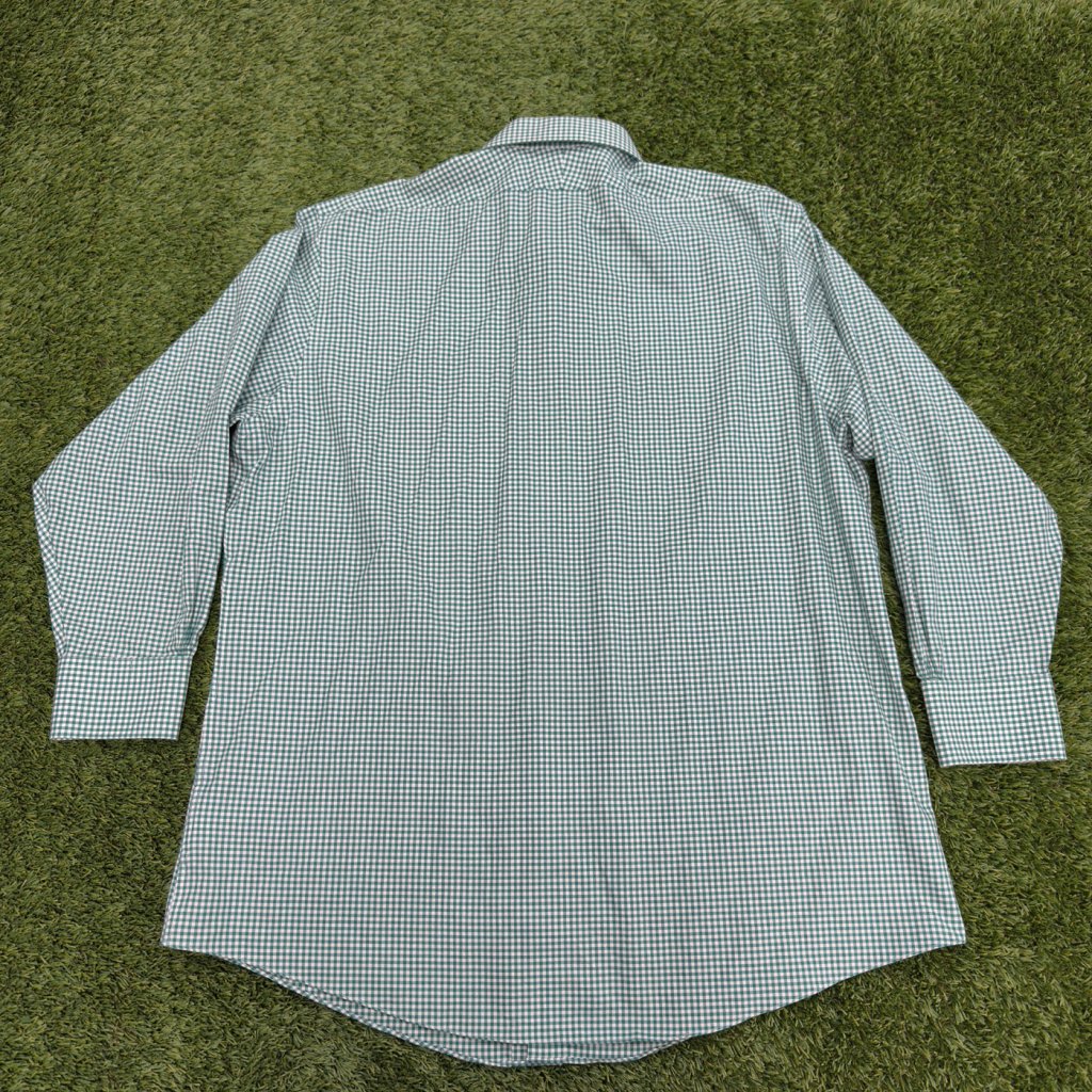 Vintage Brooks Brothers Green Checked Shirt, XXL - Banana Stand