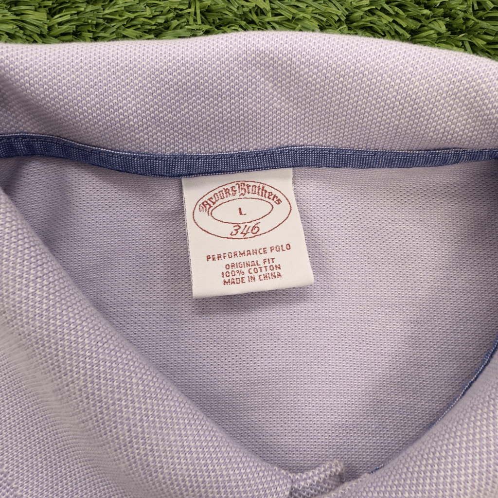 Vintage Brooks Brothers Light Purple Polo, L - Banana Stand