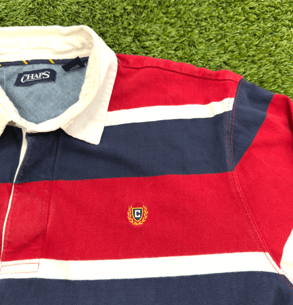 Vintage Chaps Rugby Shirt, XL - Banana Stand