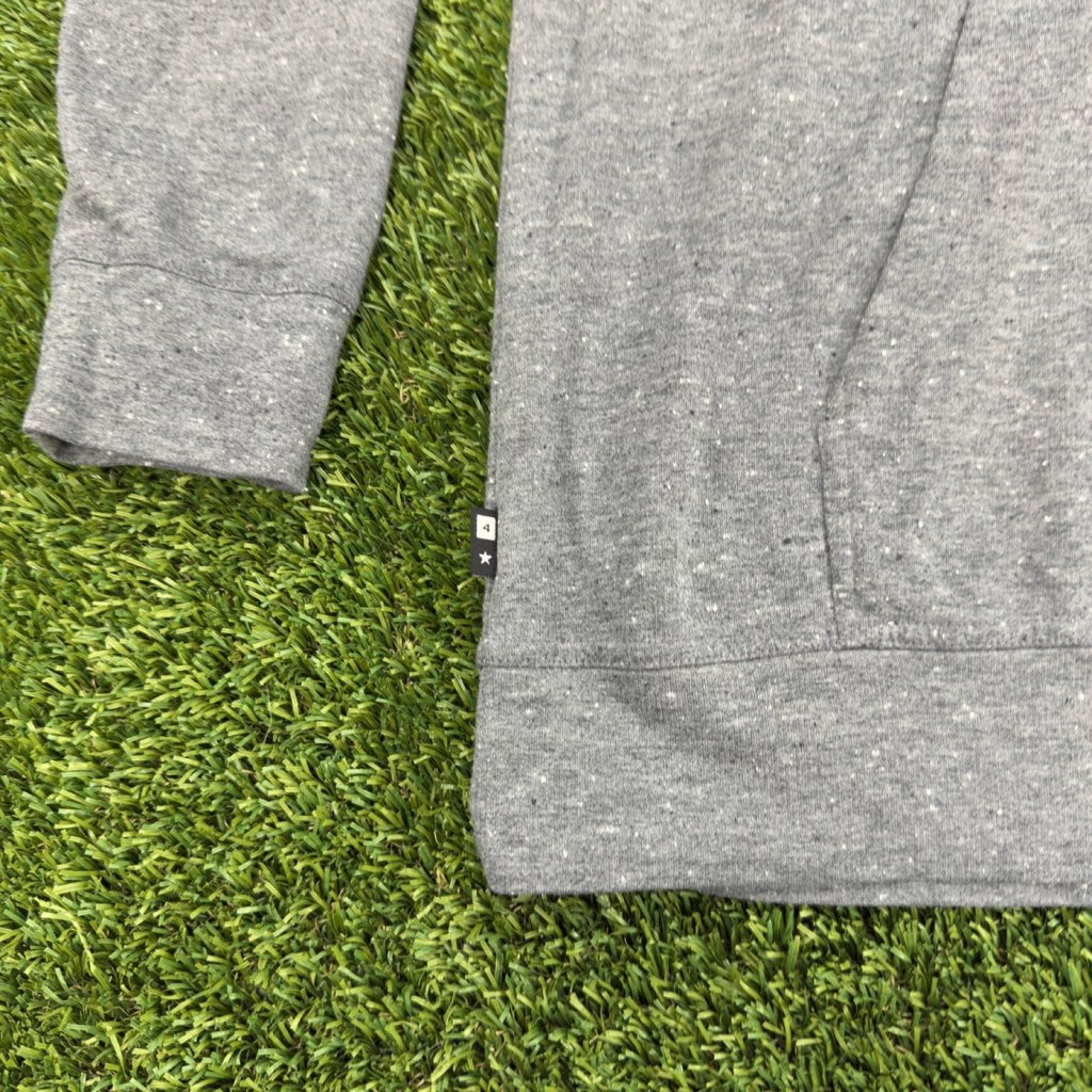 Vintage Four Star Gray Speckle Hoodie, L - Banana Stand