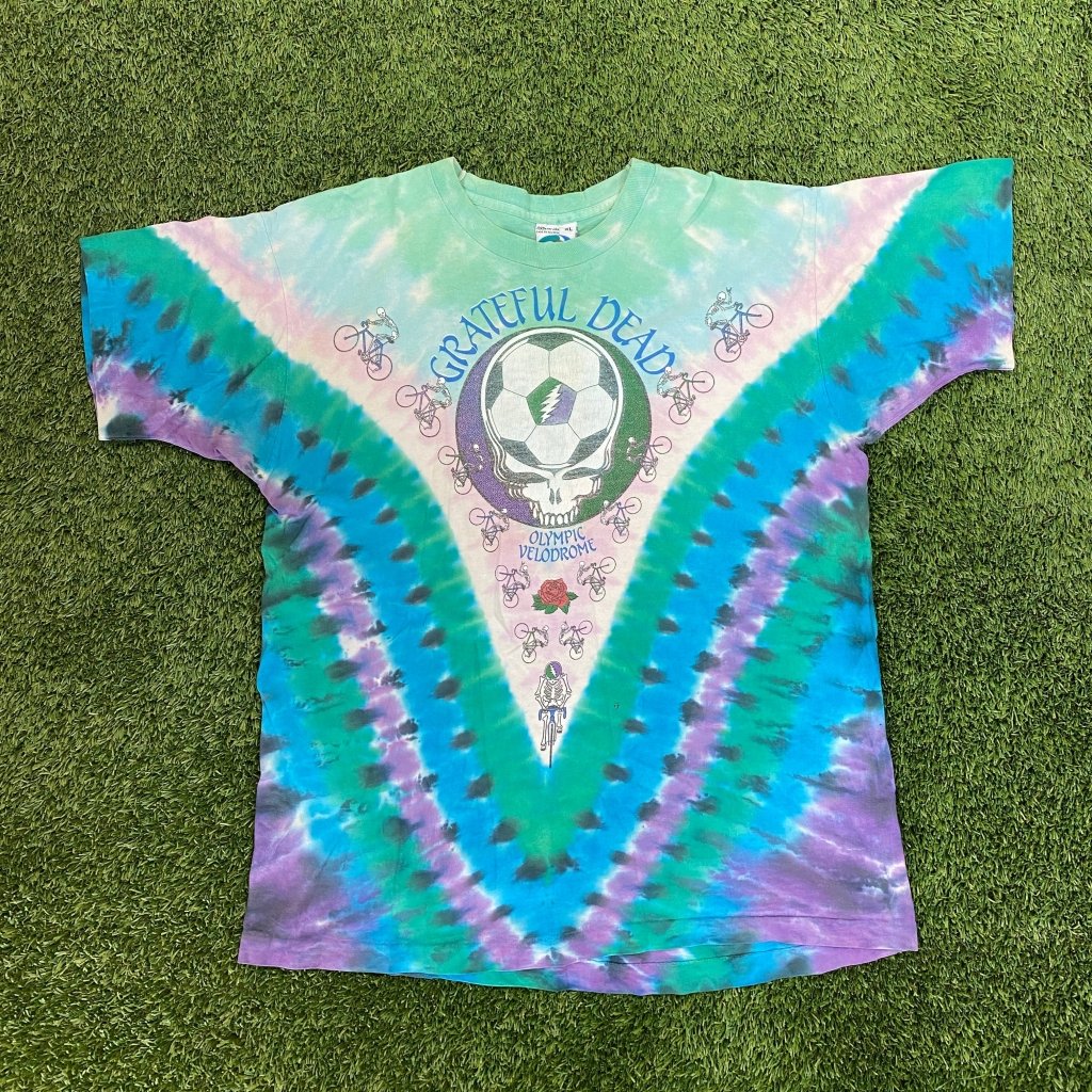 Vintage Grateful Dead 1990 Soccer Graphic Shirt, XL - Banana Stand