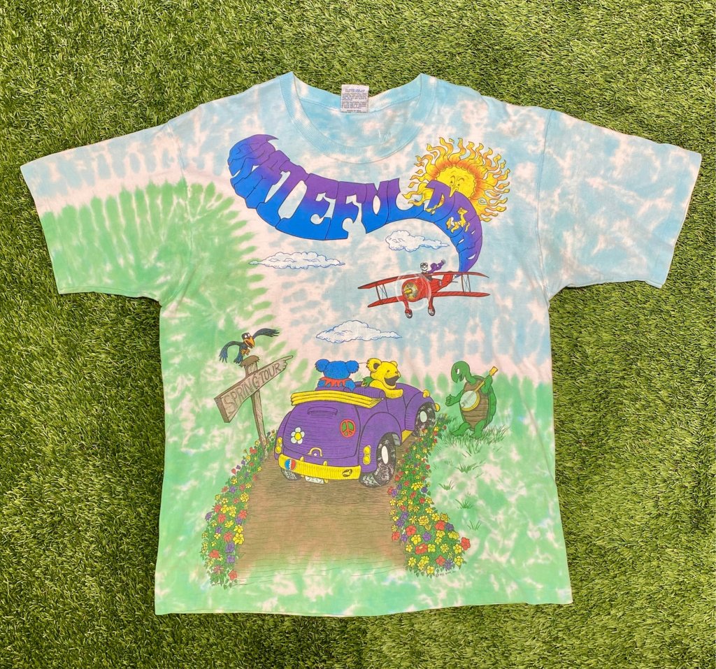 Vintage Grateful Dead 1992 Spring Tour Shirt, L - Banana Stand