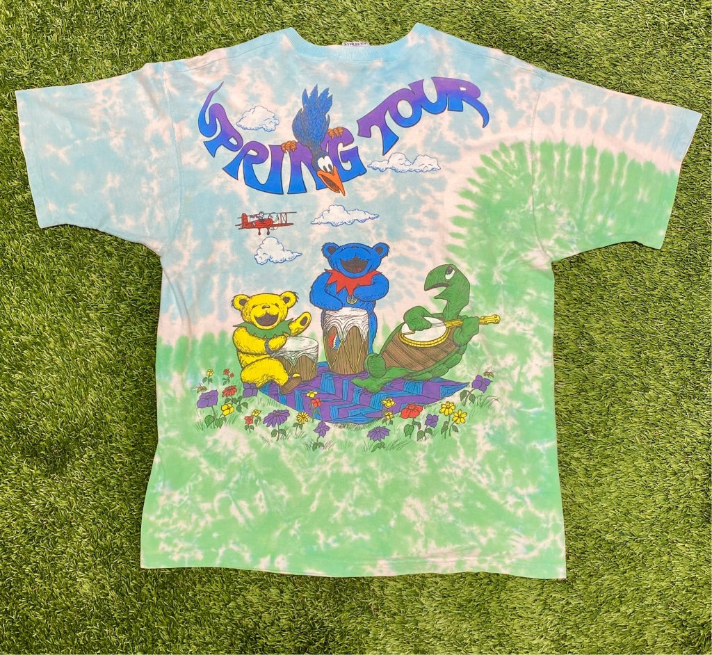 Vintage Grateful Dead 1992 Spring Tour Shirt, L - Banana Stand