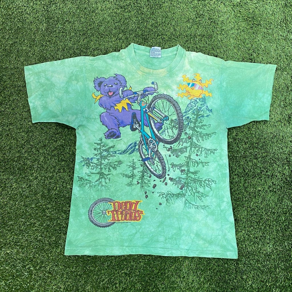 Vintage Grateful Dead 1995 BMX 'Dead Treads' Dancing Bear Shirt , L - Banana Stand