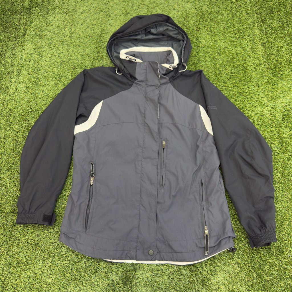 Vintage Gray/Black Columbia Jacket, L - Banana Stand