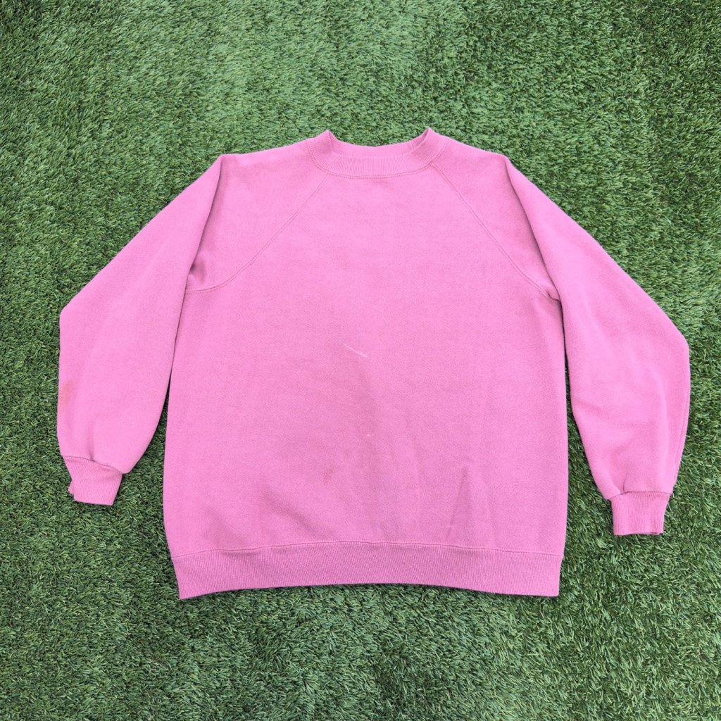 Vintage Hanes Pink Crewneck, M - Banana Stand