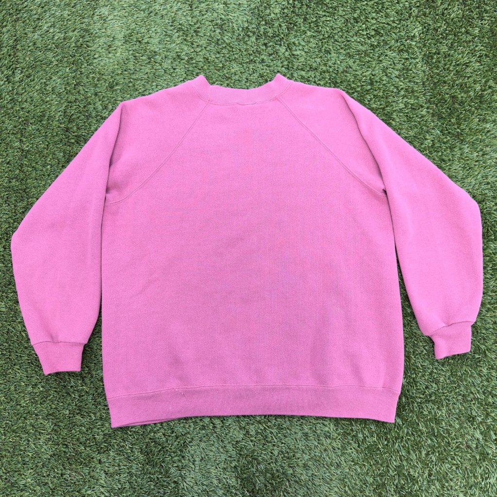 Vintage Hanes Pink Crewneck, M - Banana Stand