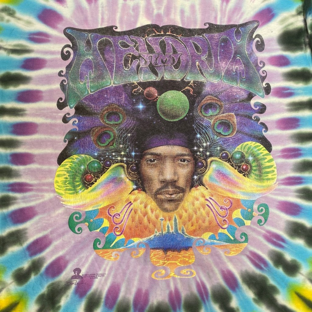 Vintage Jimi Hendrix Tie Dye Long Sleeve 1997, XL - Banana Stand