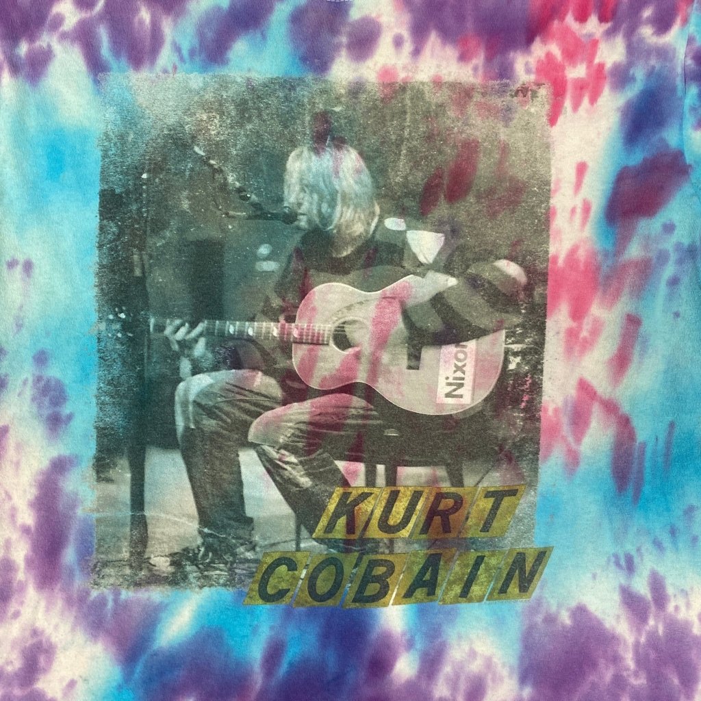 Vintage Kurt Cobain Y2k Tie Dye Shirt - Banana Stand